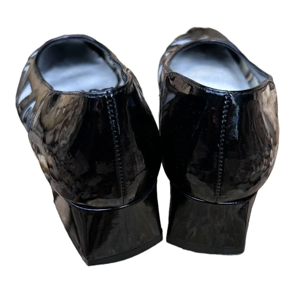 Air Flex Shoes Womens Size 7.5 M‎ 151256 Slip-On Black White Geo 2